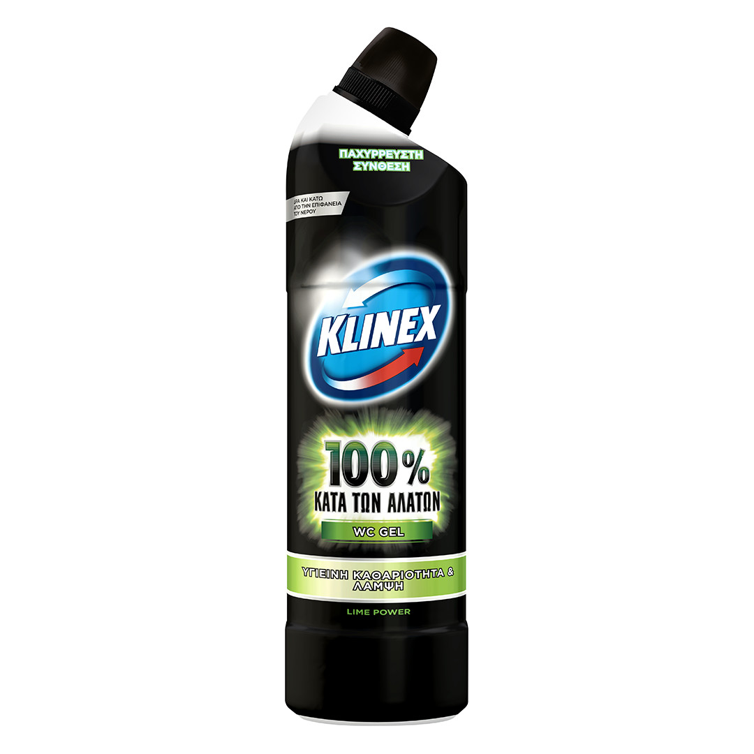 Klinex WC Gel Κατά των Αλάτων Lime Power