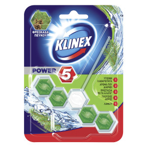 Klinex Power 5 WC Block Φρέσκάδα Πεύκου
