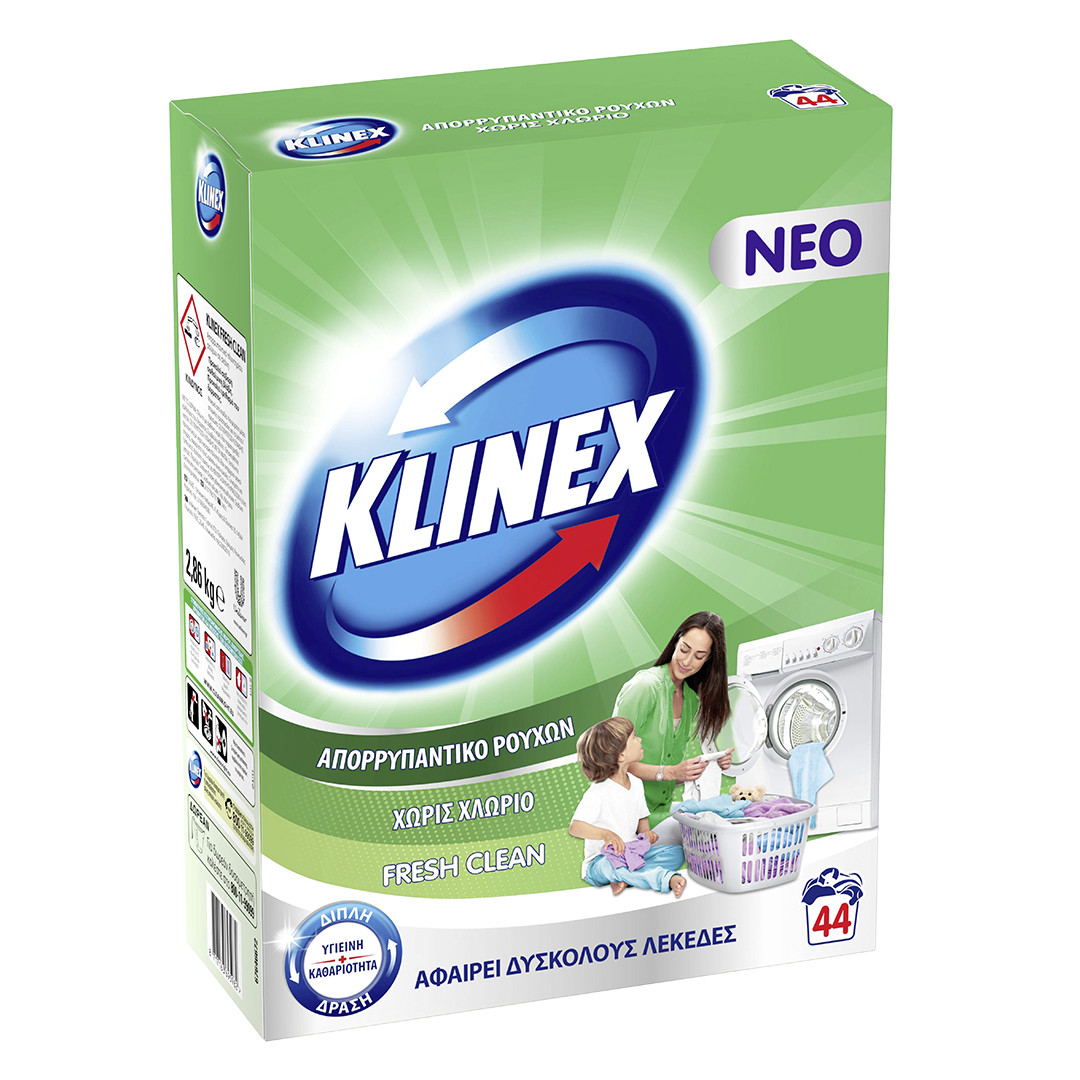 Απορρυπαντικό Ρούχων σε σκόνη Klinex Fresh Clean