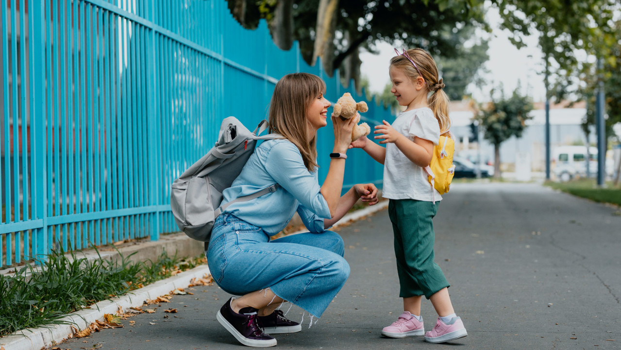 child going back to school