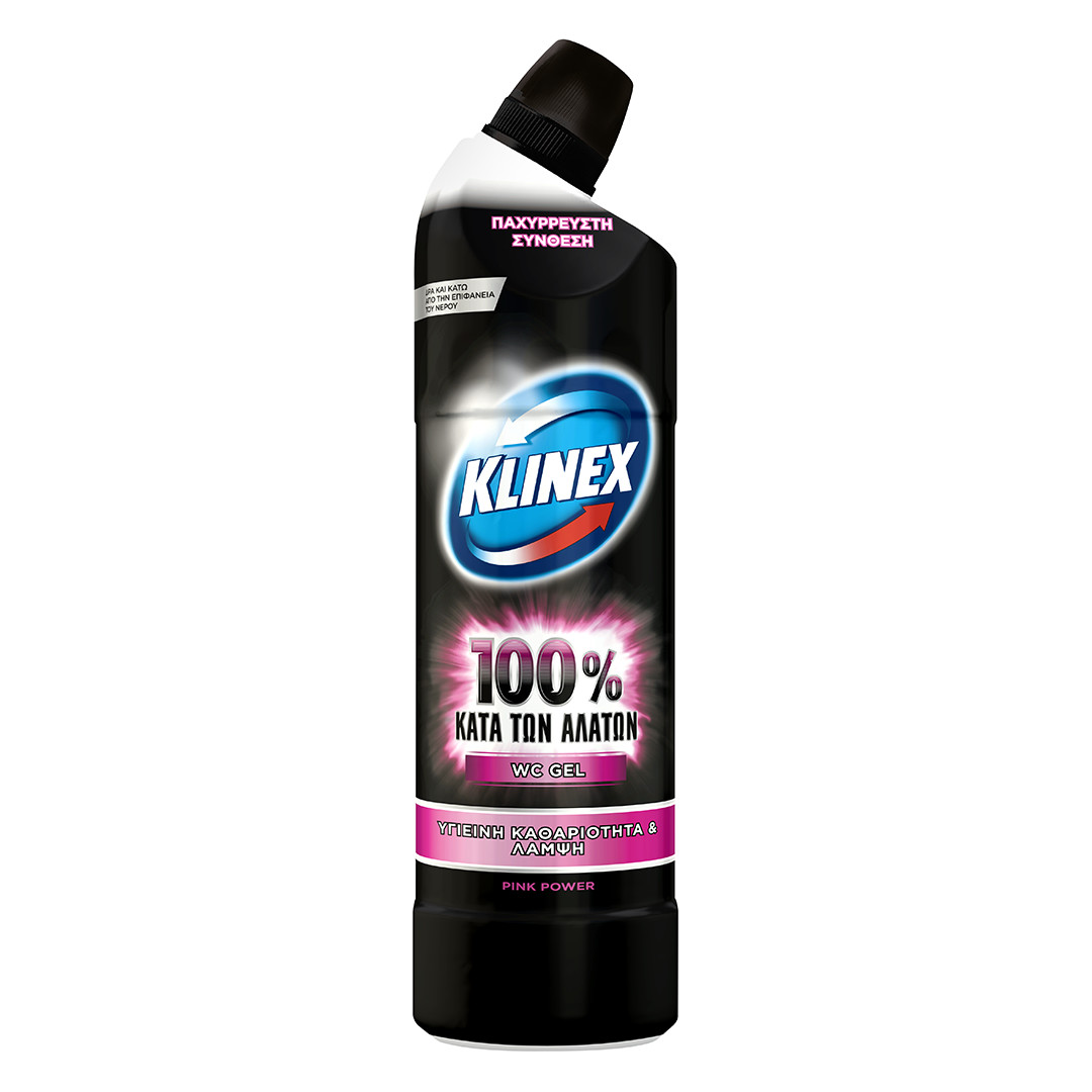 Klinex WC Gel Κατά των Αλάτων Pink Power 700ml