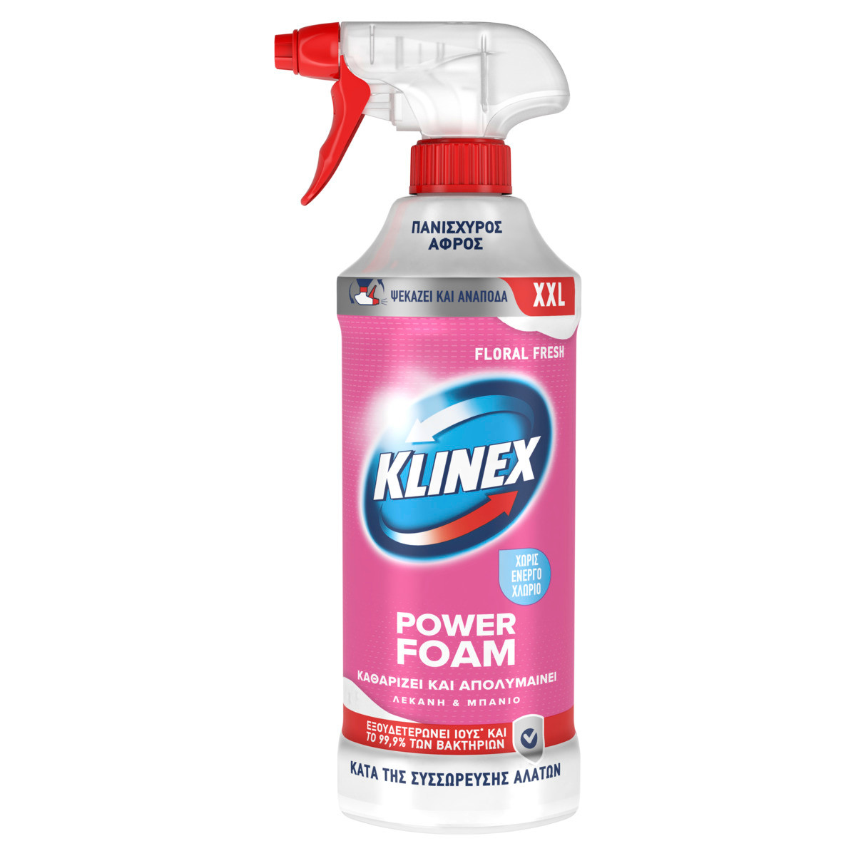 Klinex Σπρέι Power Foam Μπάνιο Floral Fresh XXL packshot
